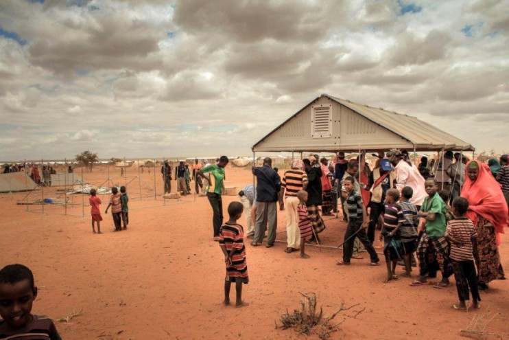 Humanitarian shelter for the sick and displaced in Nepal delivered by Ikea. Photo: © Better Shelter 