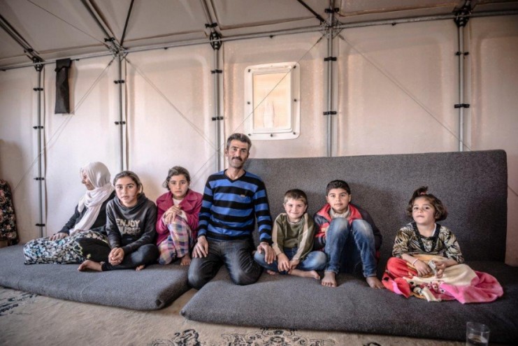 Humanitarian shelter for the sick and displaced in Nepal delivered by Ikea. Photo: © Better Shelter 