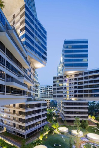 The Interlace, an expansive interlocking network of living and communal spaces, takes the top prize at the World Architecture Festival. 