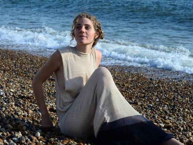 Brighton design brand Milkweed creates biodegradable, sustainable, unisex knitwear from local, organic yarn. Image: Milkweed