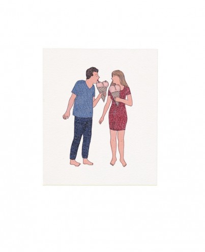  “Les Coquins” is a book of risqué illustrations by French artist Marion Fayolle. 