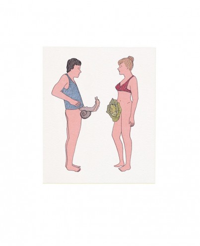  “Les Coquins” is a book of risqué illustrations by French artist Marion Fayolle. 