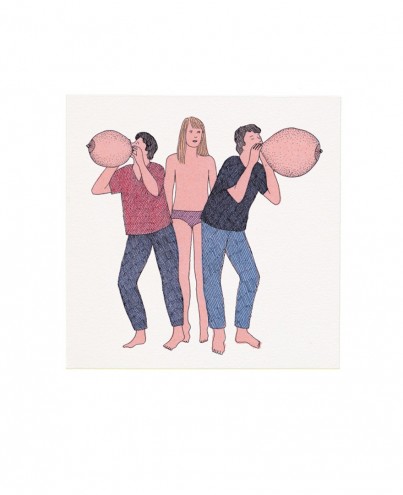  “Les Coquins” is a book of risqué illustrations by French artist Marion Fayolle. 