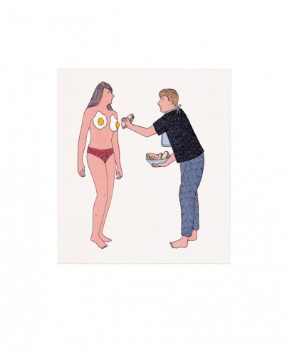  “Les Coquins” is a book of risqué illustrations by French artist Marion Fayolle. 