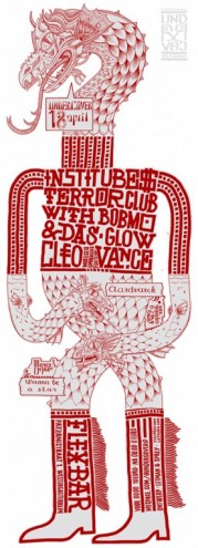 Communication, Best Graphic Design winner: Undercover Parties posters by Letman 