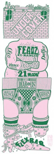 Communication, Best Graphic Design winner: Undercover Parties posters by Letman 