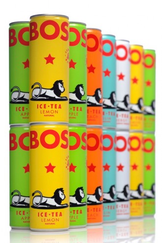 Bos Ice Tea. Packaging design by The President. 