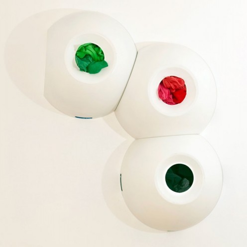 Polyp laundry basket by Helene Steiner.