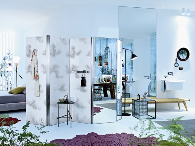 Bathroom design for Axor by Patricia Urquiola. 