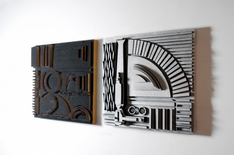 Architectural Acoustics wall panel by Niek Pulles. Photo: Femke Reijerman.