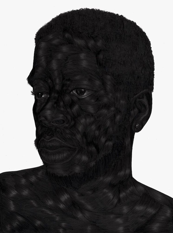 "You Have the Right" by Toyin Odutola.