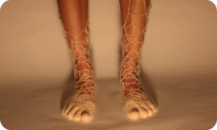 Crocheted Membrane by Sonja Bäumel. Crocheted Membrane by Sonja Bäumel.