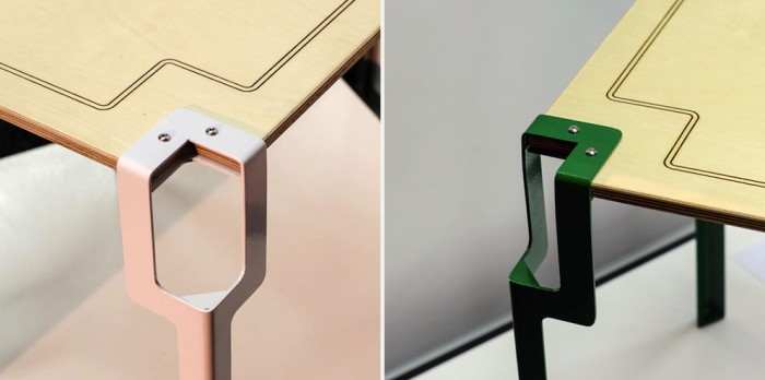 Design Indaba Expo 2015 Mbele colored tables 