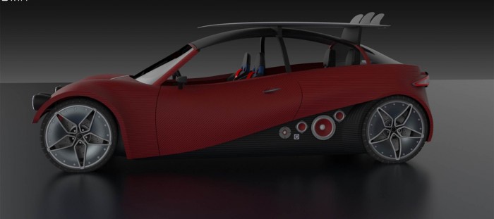 3D-printed car by Local Motors