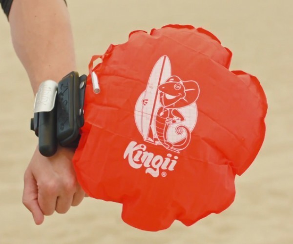 Kingii is a water safety device that is worn on your wrist. 