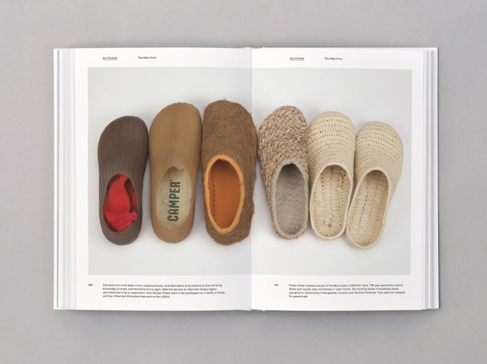 "The Walking Society" is a new book on Camper shoes, designed by Atlas and published by Lars Müller publishers