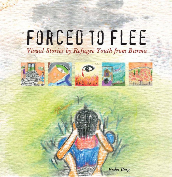 Berg's book captures the illustrations of refugees who were forced to flee Myanmar. 