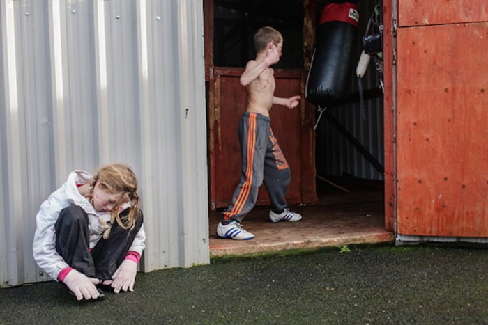 The series "The Travellers" documents the daily life of Ireland's nomad minority group. 