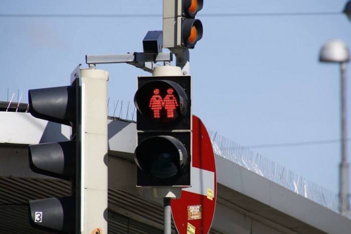 Vienna's same-sex traffic lights have become a movement toward tolerance. 