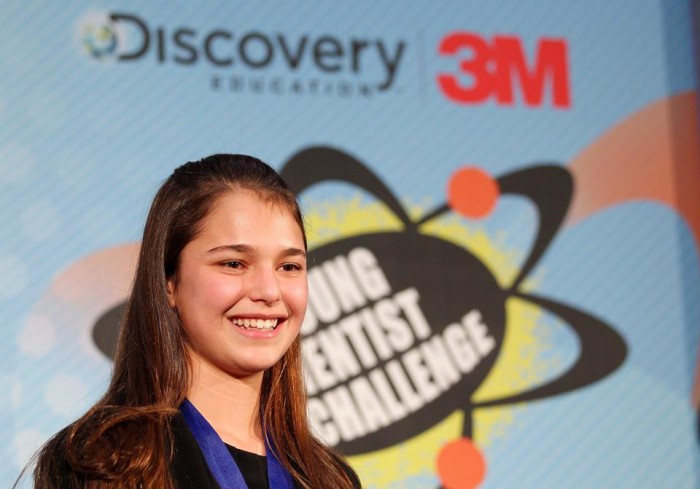 Hannah Herbst created the Ocean Energy Probe. Image Credit: Discovery/Facebook 
