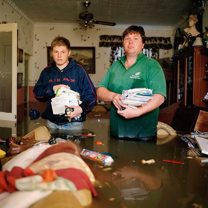 Graham and Kieran Leith, Toll Bar Village, South Yorkshire, UK, June 2007