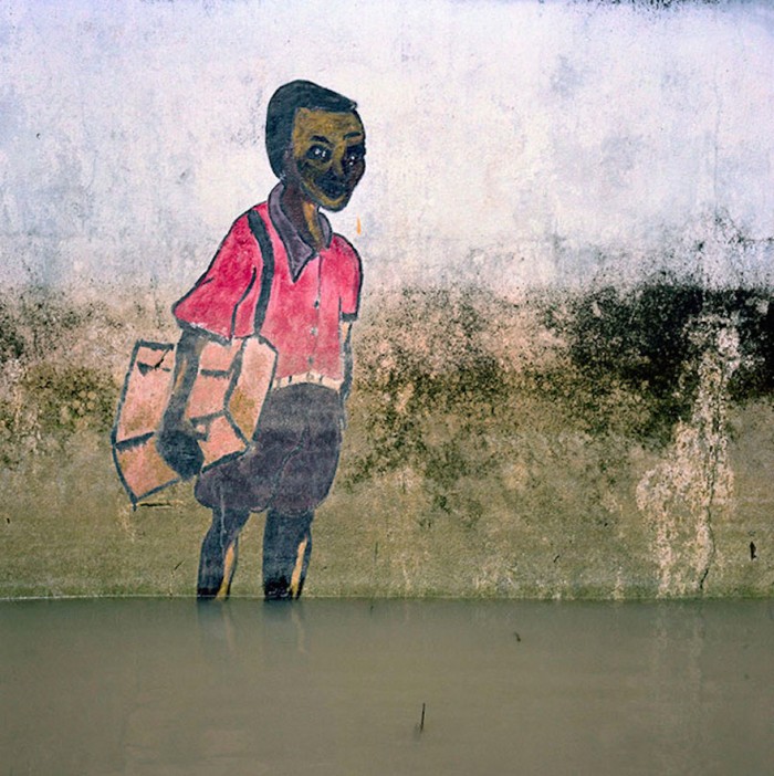 School Mural, Igbogeni, Bayelsa State, Nigeria, November 2012