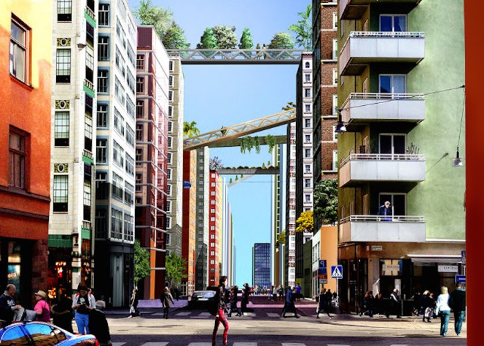 Architect Anders Berensson is designing a new city district called Klarastaden for Stockholm