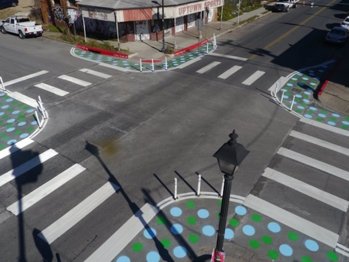 Pedestrian system plan in Austin