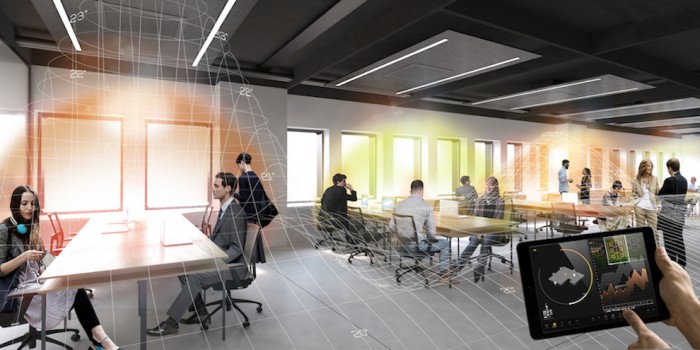 personalised temperature control follows users around the the negotiation the office