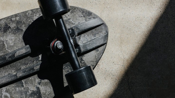 An UITTO skateboard ready for use An UITTO skateboard ready for use