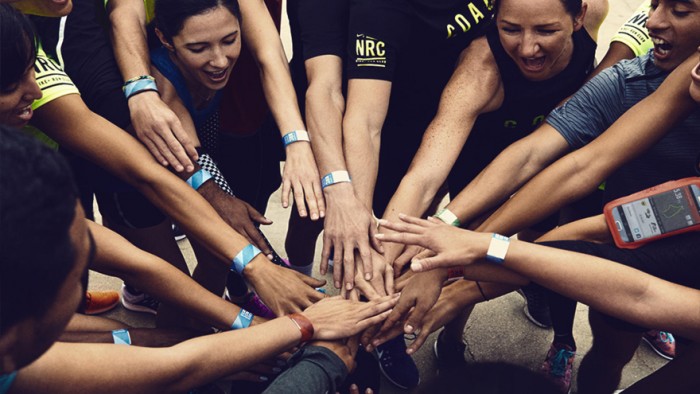 Nike team building session.