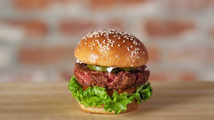 Impossible Foods have developed an entirely vegetarian burger that simulates meat so well that it bleeds Impossible Foods have developed an entirely vegetarian burger that simulates meat so well that it bleeds