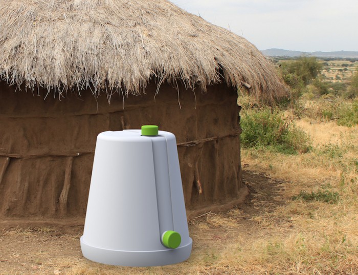 Anthony Brown has developed the Si-Low, a low-cost grain storage unit to help prevent farmers in Africa form loosing their grain after they harvest.