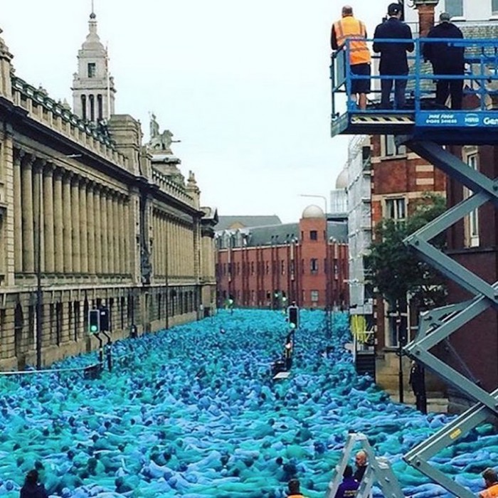 Photo Credit: Spencer Tunick/Instagram 