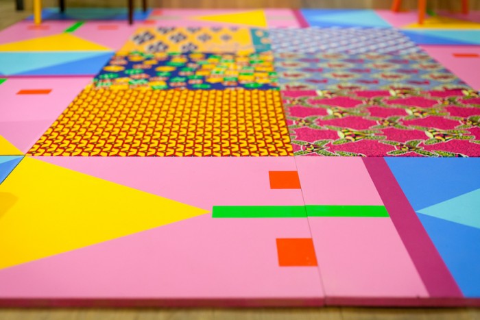 "A Swimming Pool of Dreams" is the latest immersive project by London-based Nigerian designer Yinka Ilori, telling six narratives of people who pray