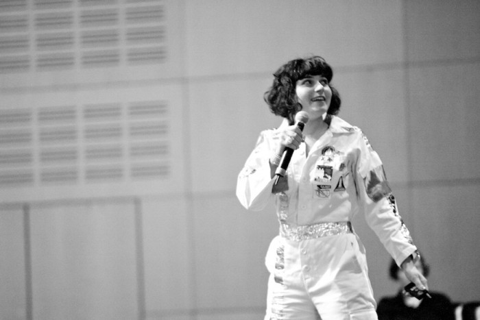 Nelly Ben Hayoun at Design Indaba 2011 Nelly Ben Hayoun at Design Indaba 2011