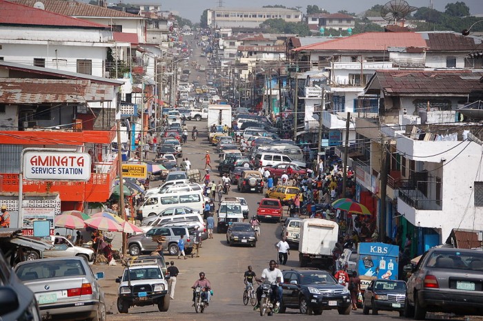 Downtown Monrovia in 2009 by Erik (HASH) Hershman Downtown Monrovia in 2009 by Erik (HASH) Hershman