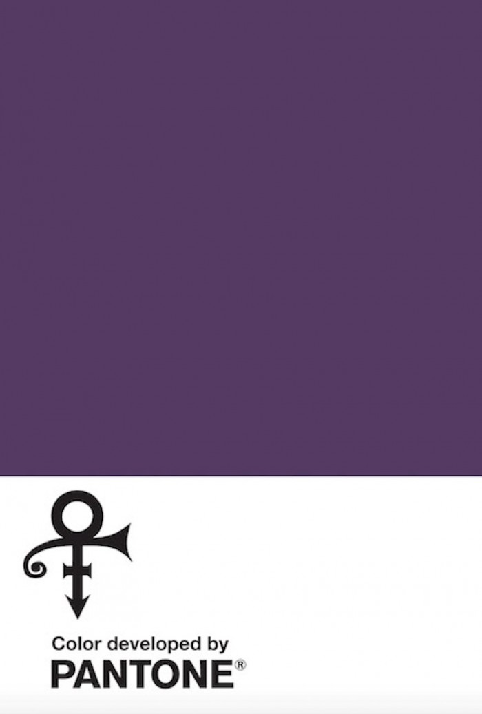 Pantone announces custom colour in honour of Prince. 