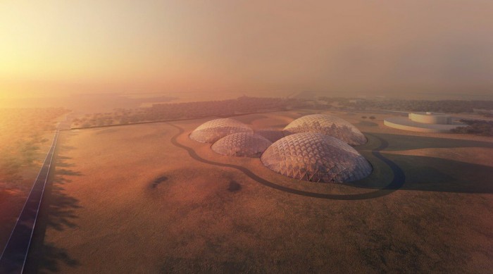 The UAE in collaboration with Danish architect Bjarke Ingels reveals their blueprint for the Mars Science City expected to be built over the next one hundred years.