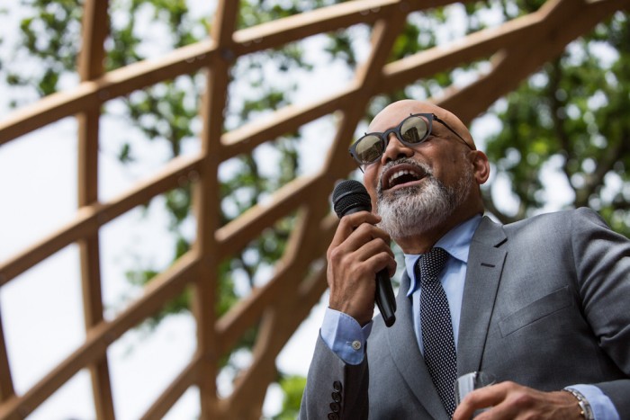Design Indaba CEO Ravi Naidoo talks design as a catalyst for change at the ribbon cutting ceremony