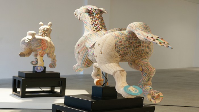 Haroshi Horse sculpture