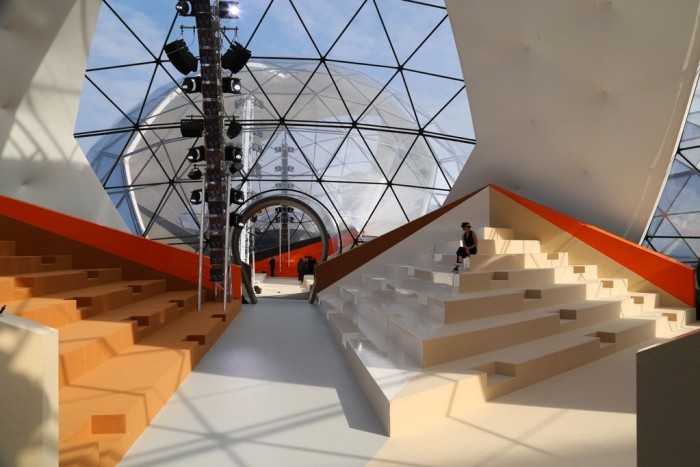 Set Designer Es Devlin Will Take To The Stage At Design Indaba 2018 Her Most Recent Project Is The Singing Tree Below Which She Did For V A Museum In London Was Part Of An Annual Experiential Celebration