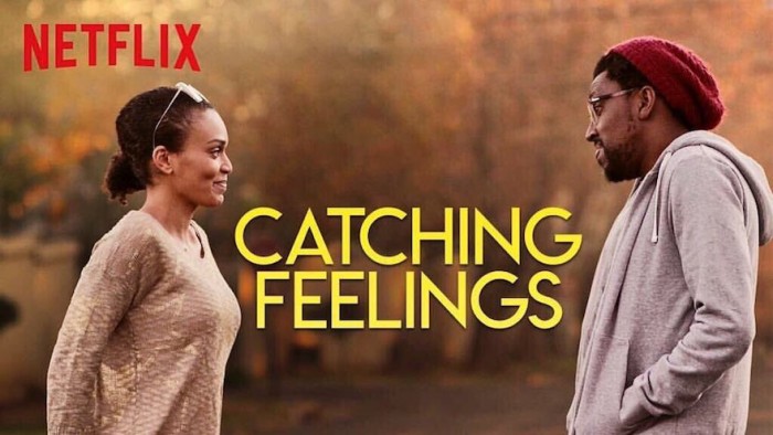 Pearl Thusi and Kagiso Lediga in Catching Feelings 