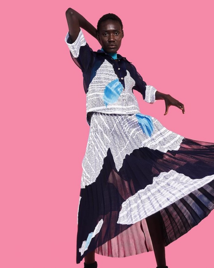 Thebe Magugu dress inspired by his childhood nightmares