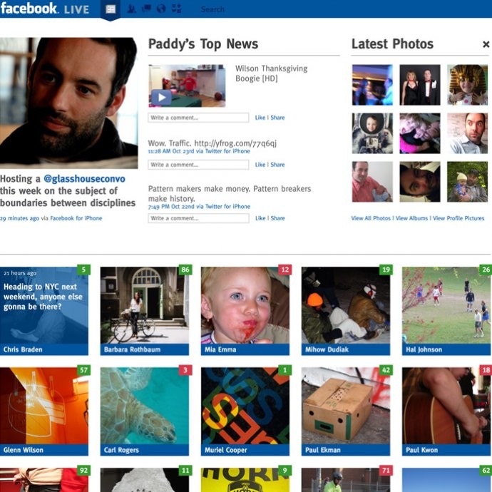 Bruce Mau's Facebook facelift. Bruce Mau's Facebook facelift.