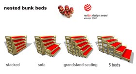 Bunk beds win Most Beautiful Object in South Africa Award Bunk beds win Most Beautiful Object in South Africa Award