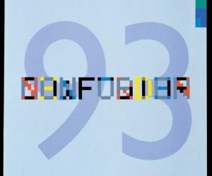 New Order – FAC 93 Confusion (1983). Record cover by Factory Records. Artwork by Peter Saville and Phill Pennington, Typography Brett Wickens.