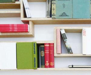 A Book Shelf by Miriam Aust. 