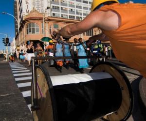 Instant zebra crossings made for liberated pedestrians. Photo: Andrew Turner.