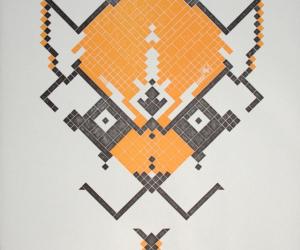 Lego letterpress by Physical Fiction.  